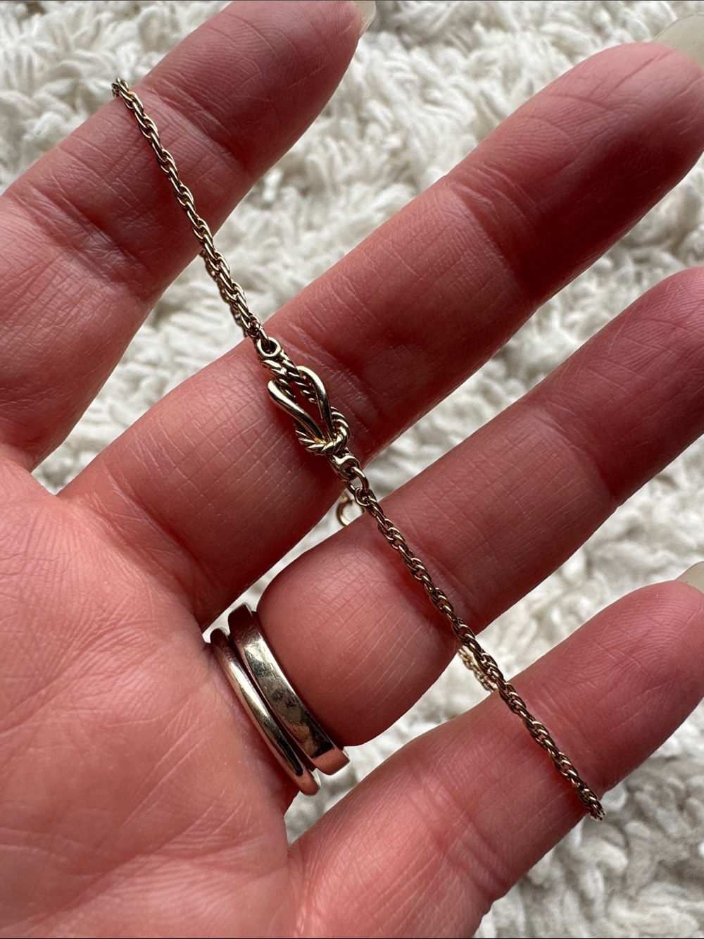 Gold Tone Avon Anklet